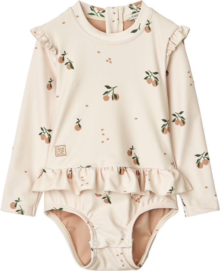 Sille Baby Printed Swimsuit Peach /