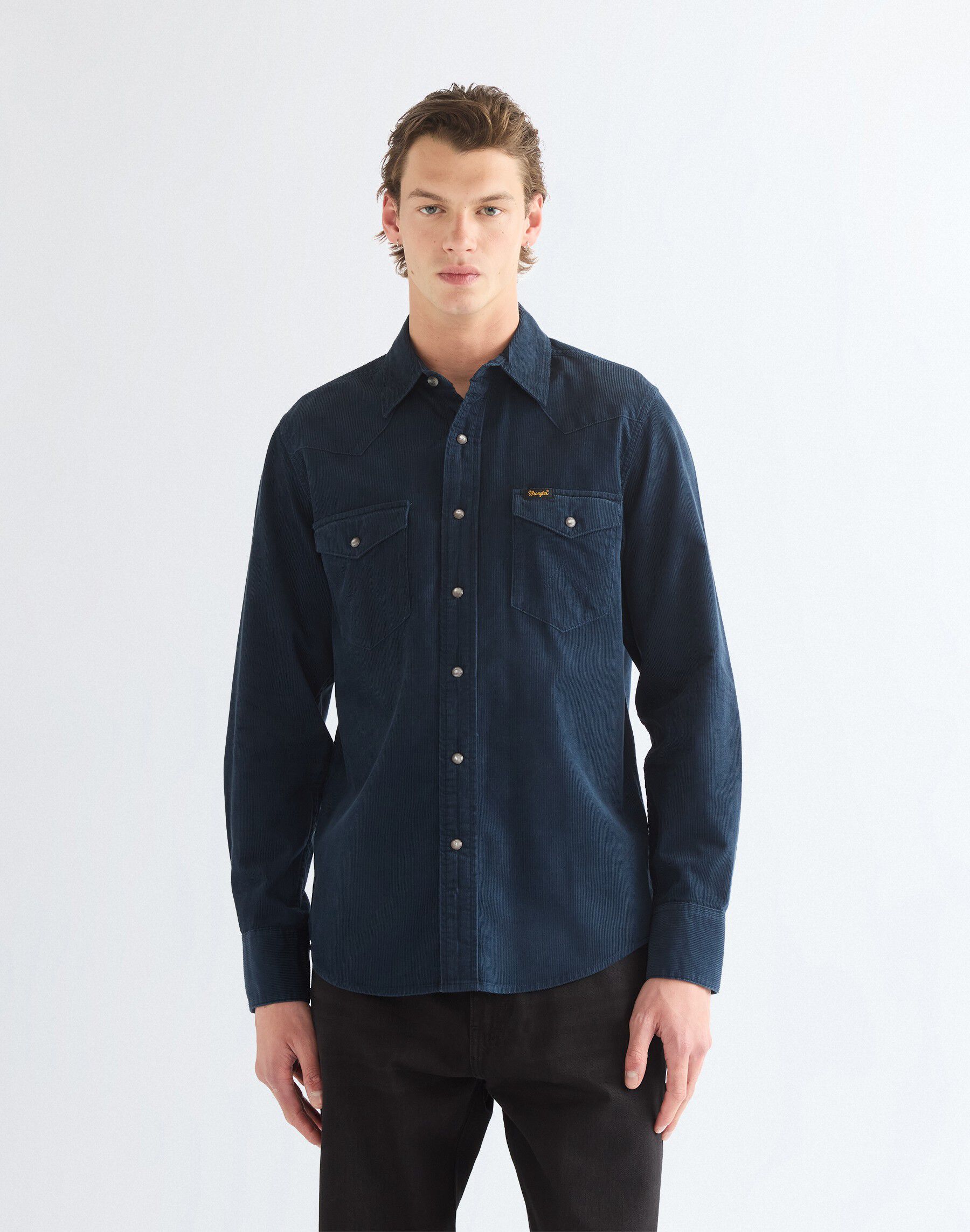 WESTERN_SHIRT DARK_SAPPHIRE