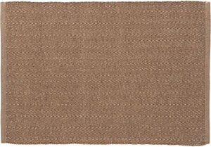 Herringbone Dækkeserviet 43x30 cm brun 82% bomuld recycled,