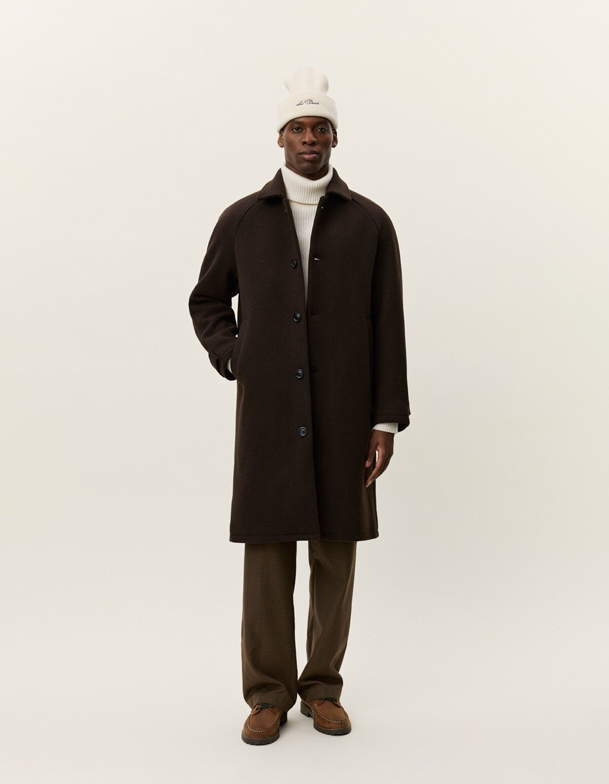 Michael Solid Wool Coat
