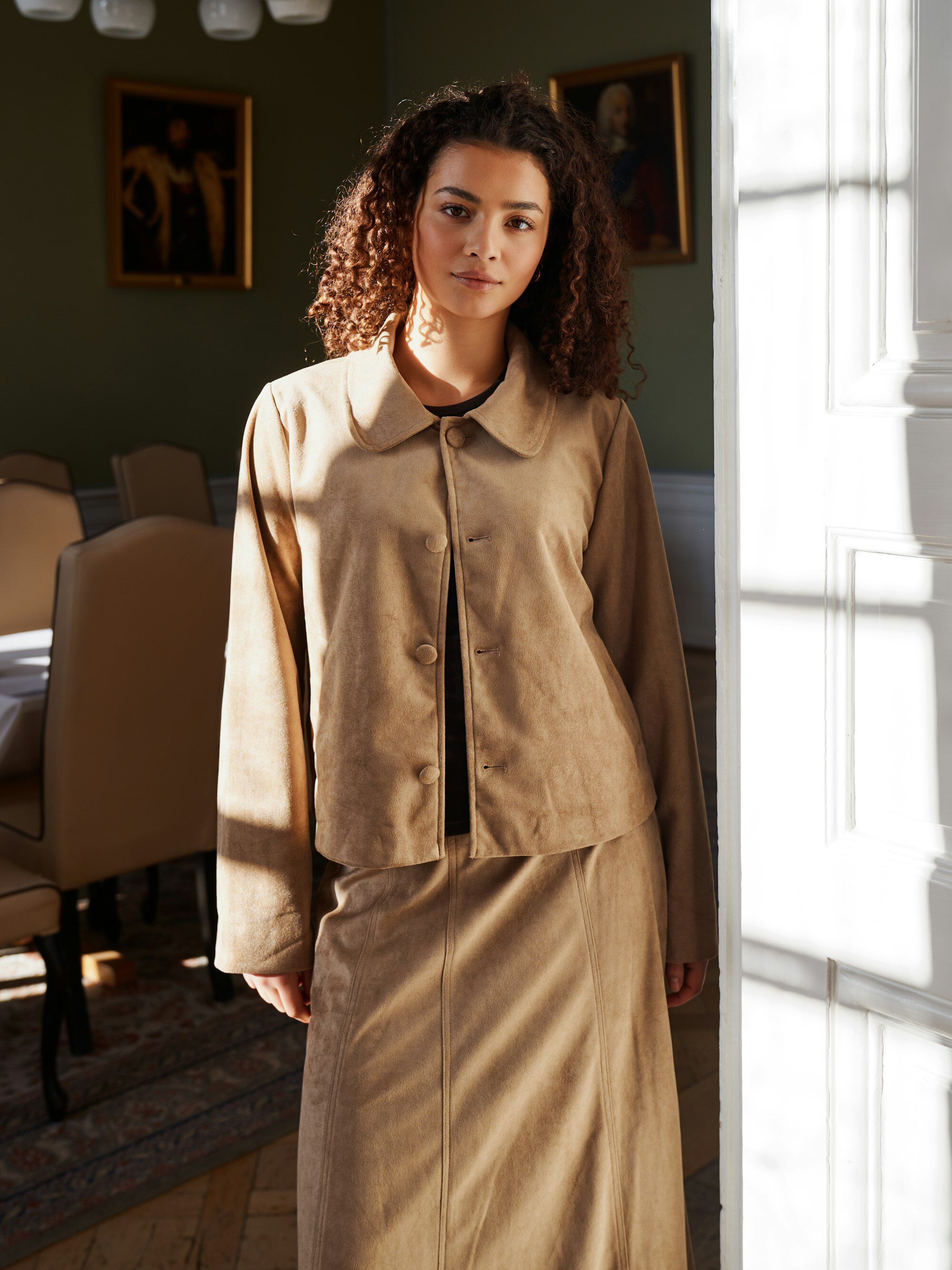 Nilo Faux Suede jacket