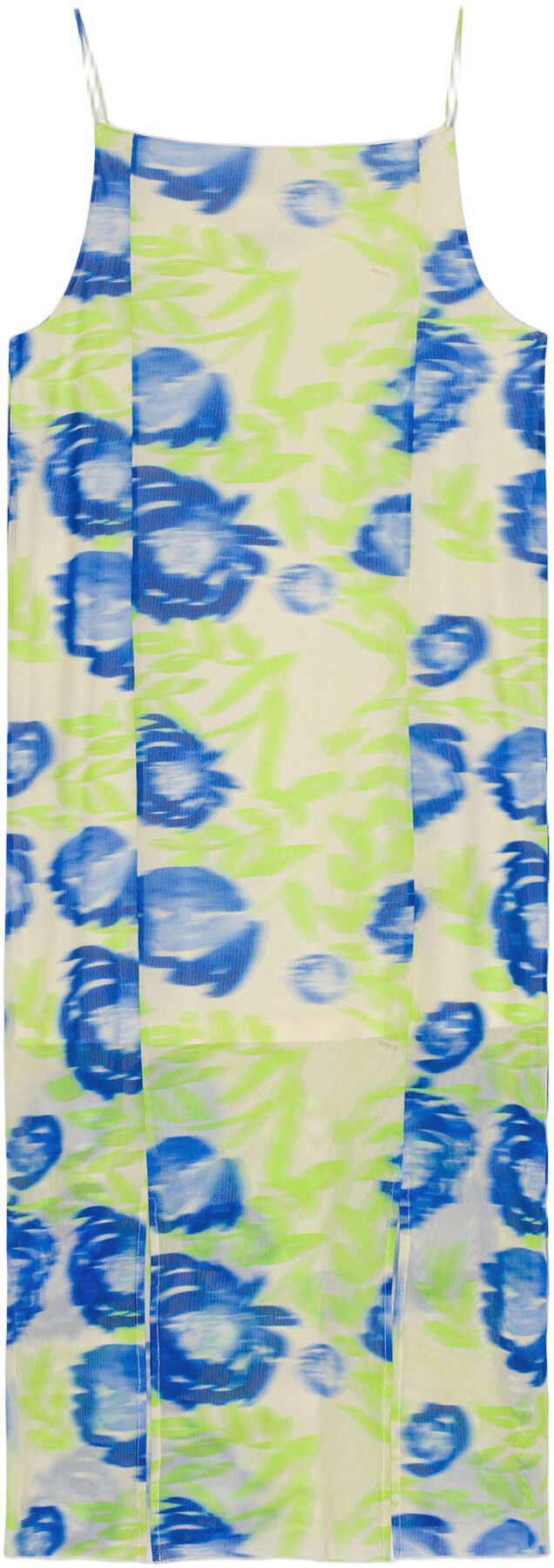 Printed Mesh Slipkjole