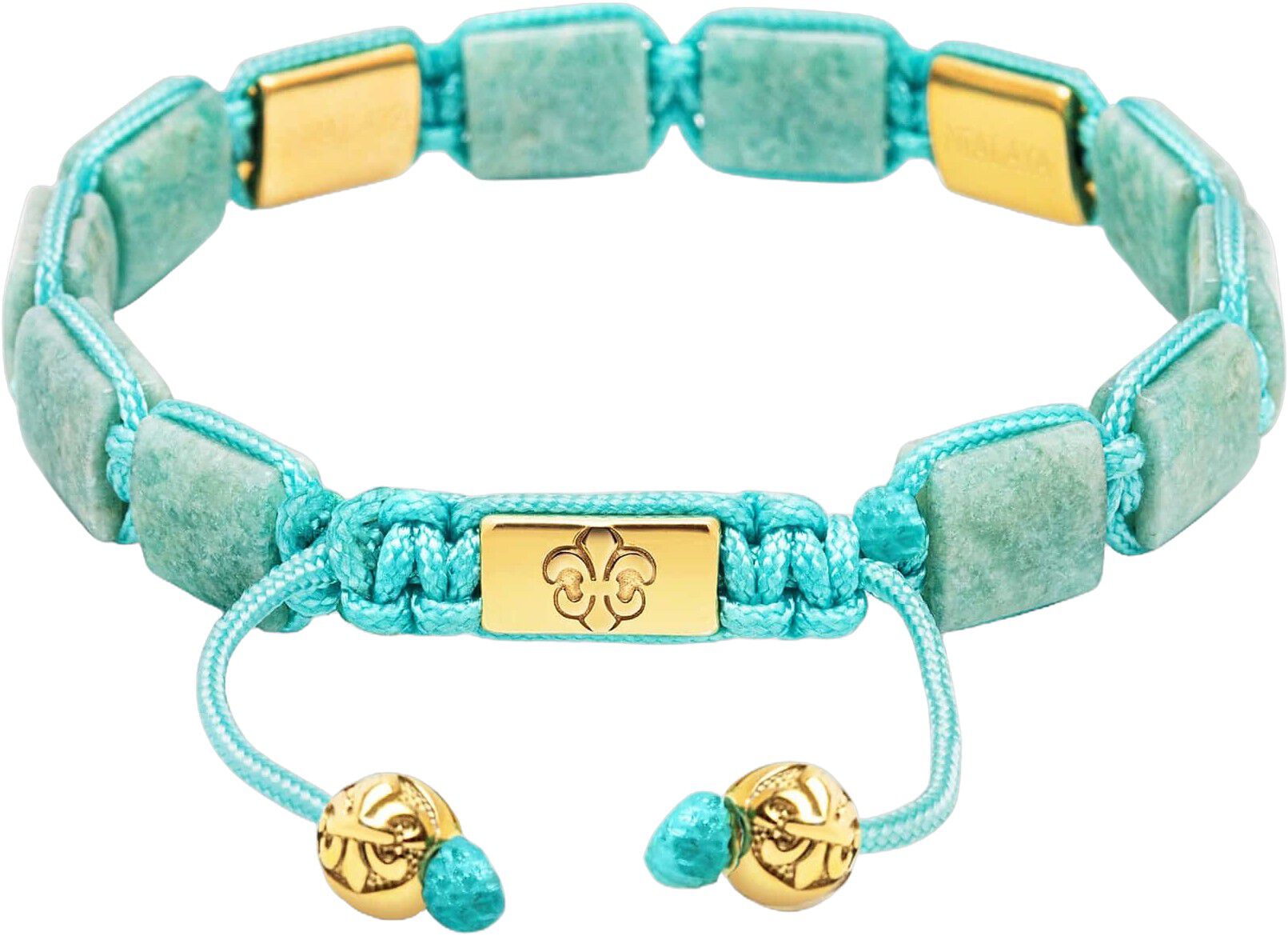 Amazonite Dorje Flatbead Bracelet