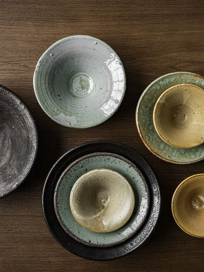 Triptych Bowl, Ø22,5, Coral Blue