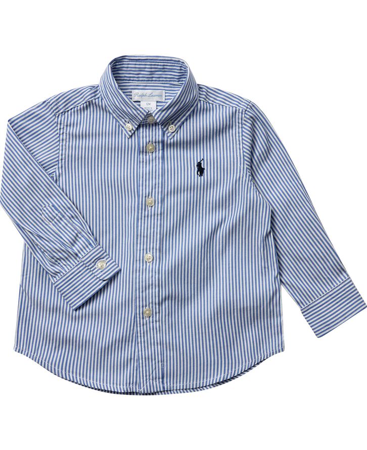 Striped Cotton Oxford Shirt