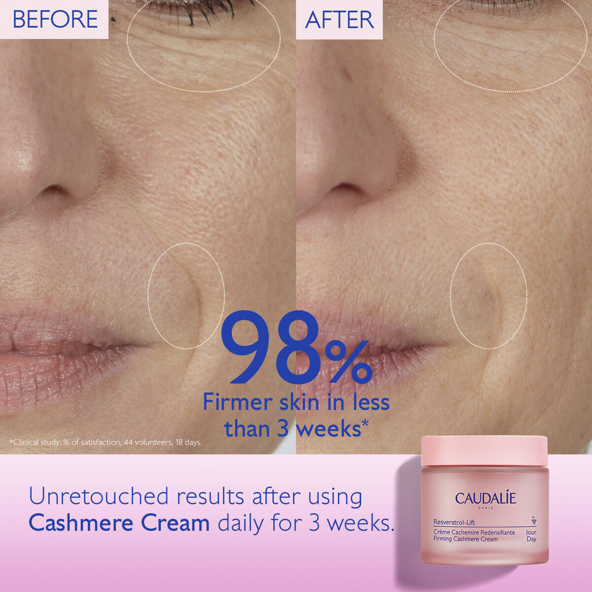 Caudal&iacute;e Resveratrol-Lift Firming Cashmere Cream Refill 50 ml