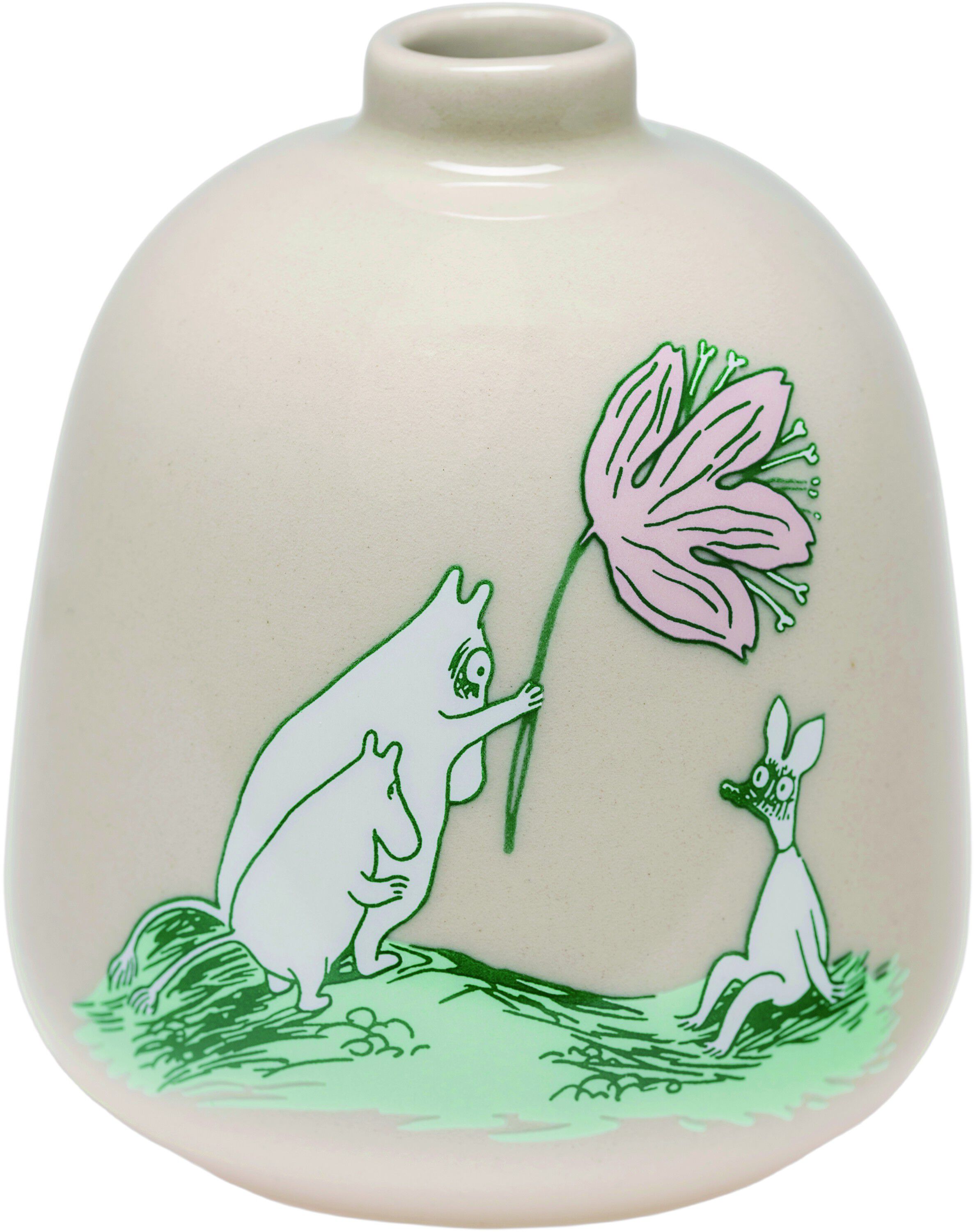 Moomin Arabia 83mm vase Vildblomst Genanvendt Interi&oslash;r