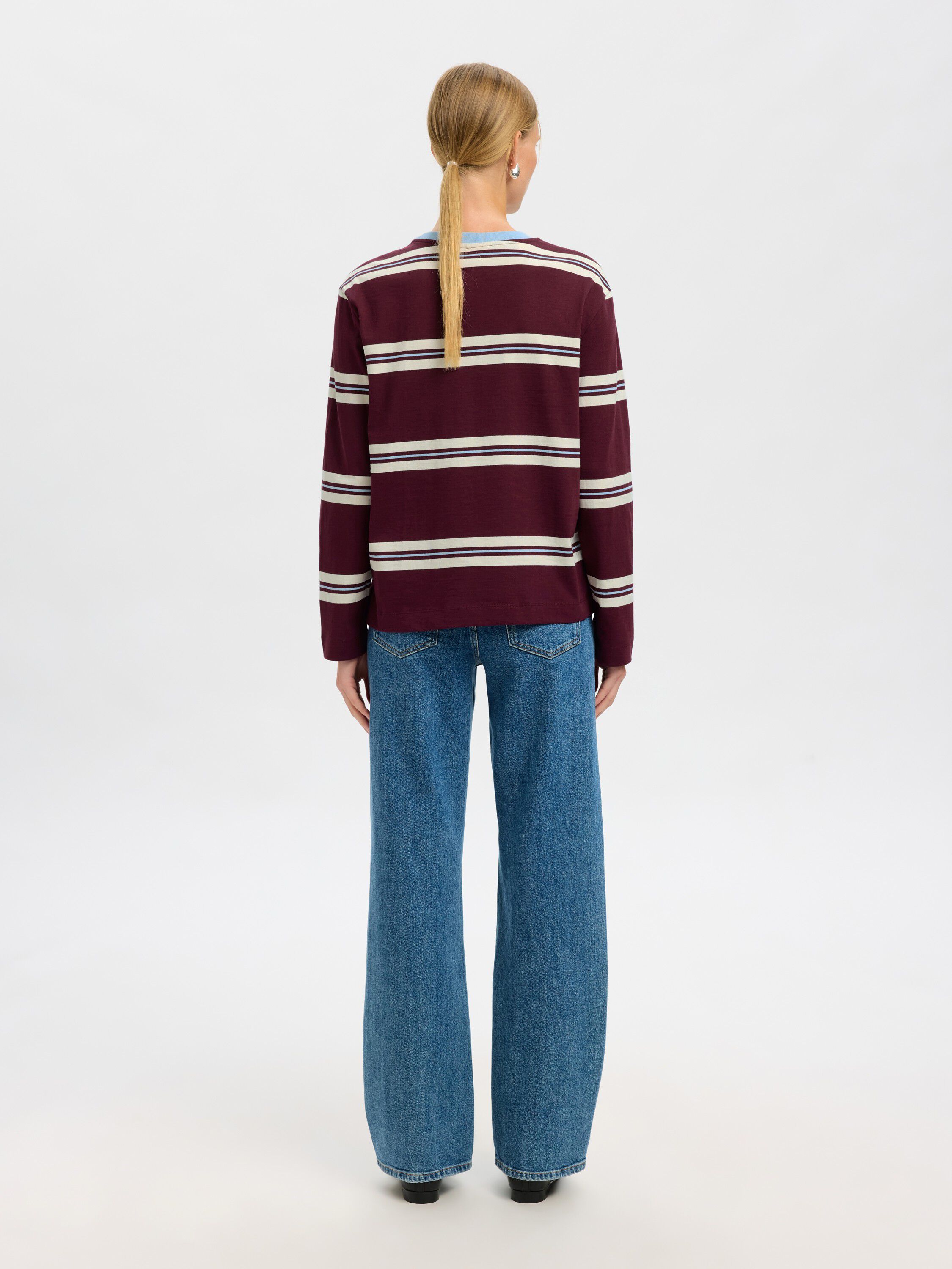 SLFBOXY-LUMA LS O-NECK TEE