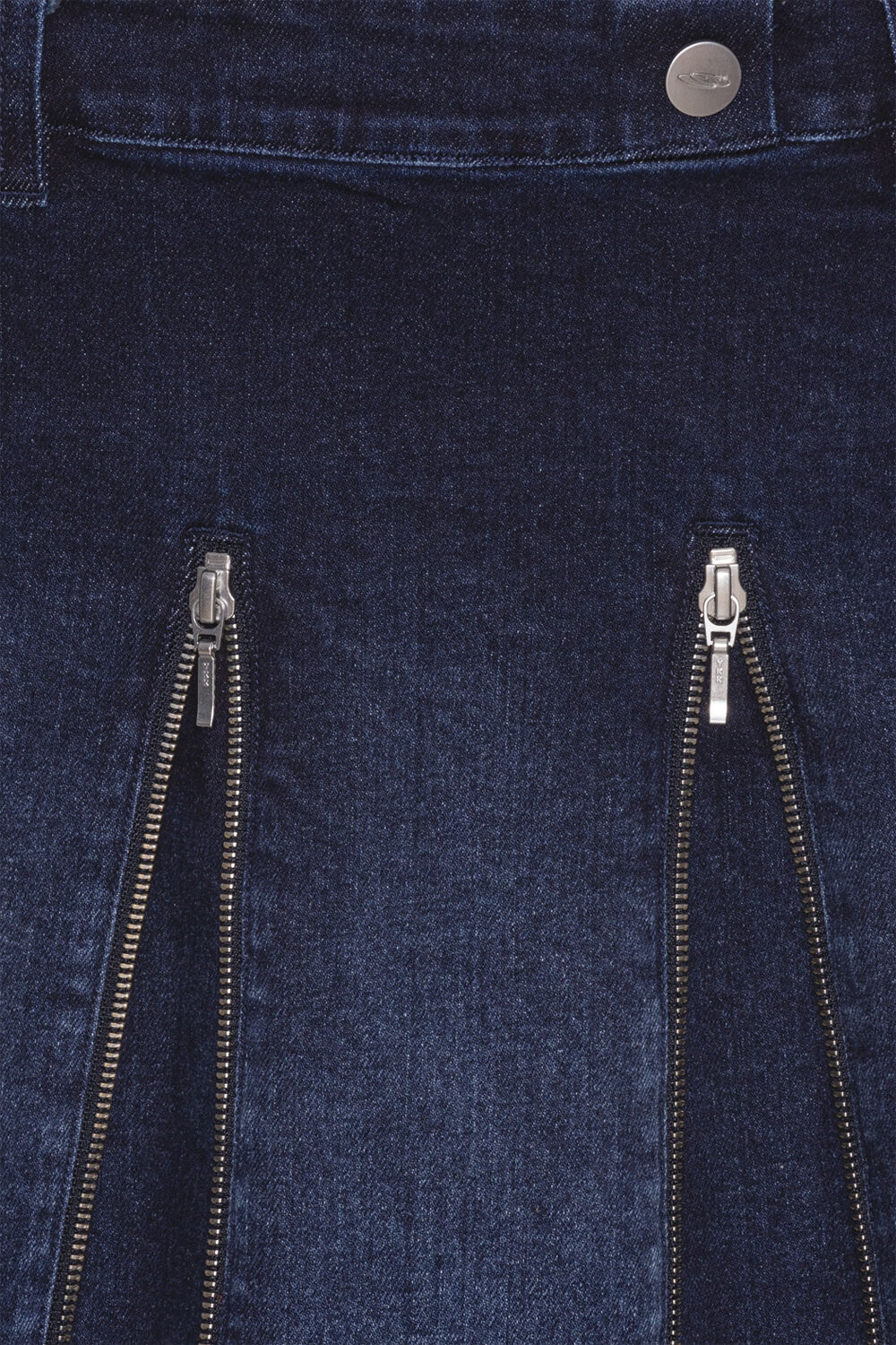 Zip Mini Pleat Skirt