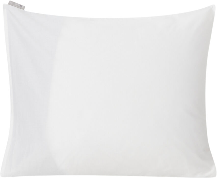 Hotel Sateen White/Charcoal Contrast Pillowcase