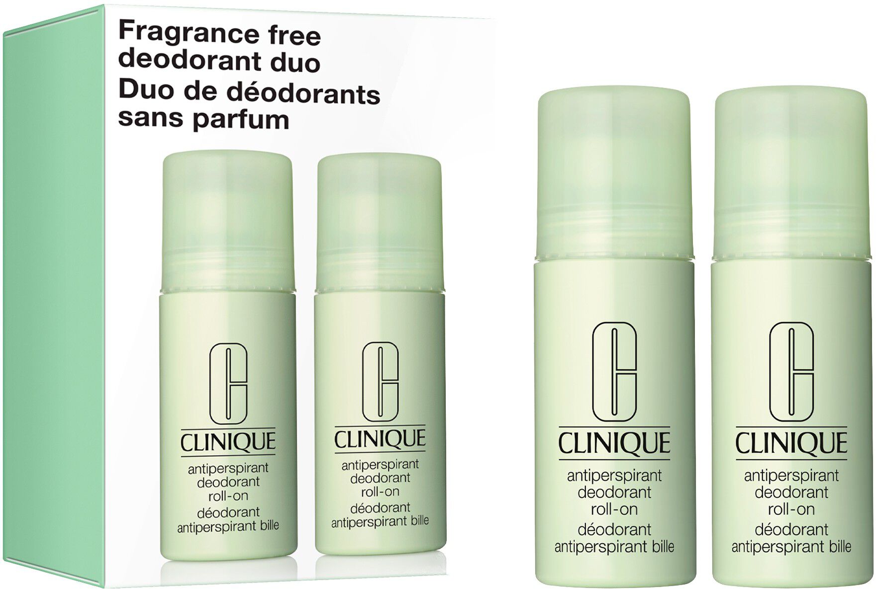 Fragrance Free Deoderant Duo Set