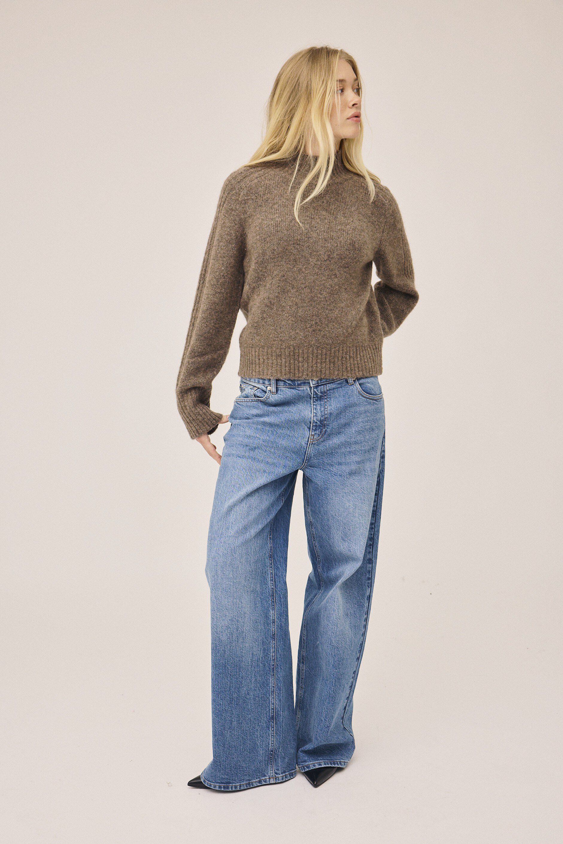 Cindi 20 High Neck Sweater - Alpakamix RWS