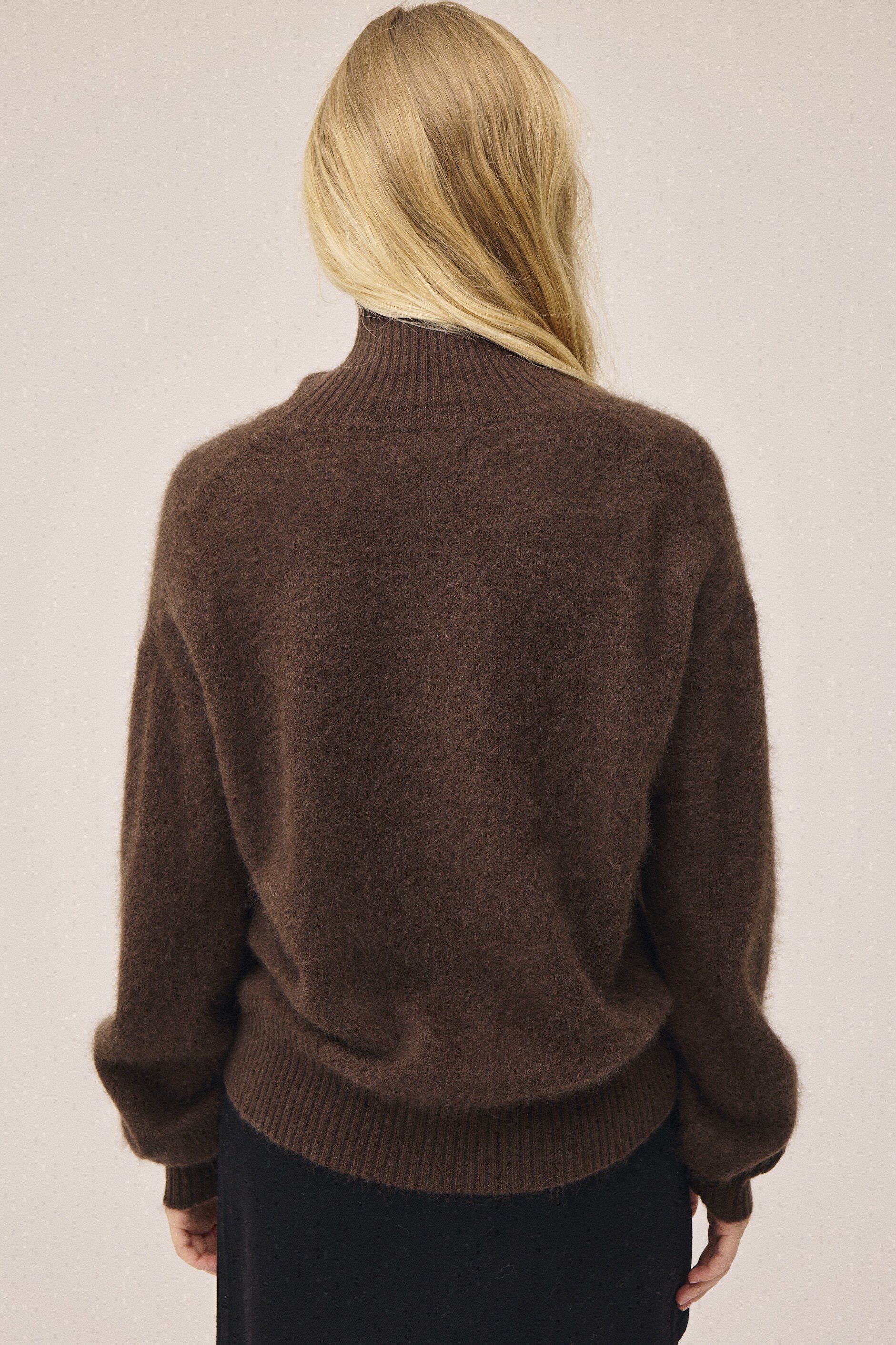 Kathy 4 High Neck Sweater - 100% Wool RWS