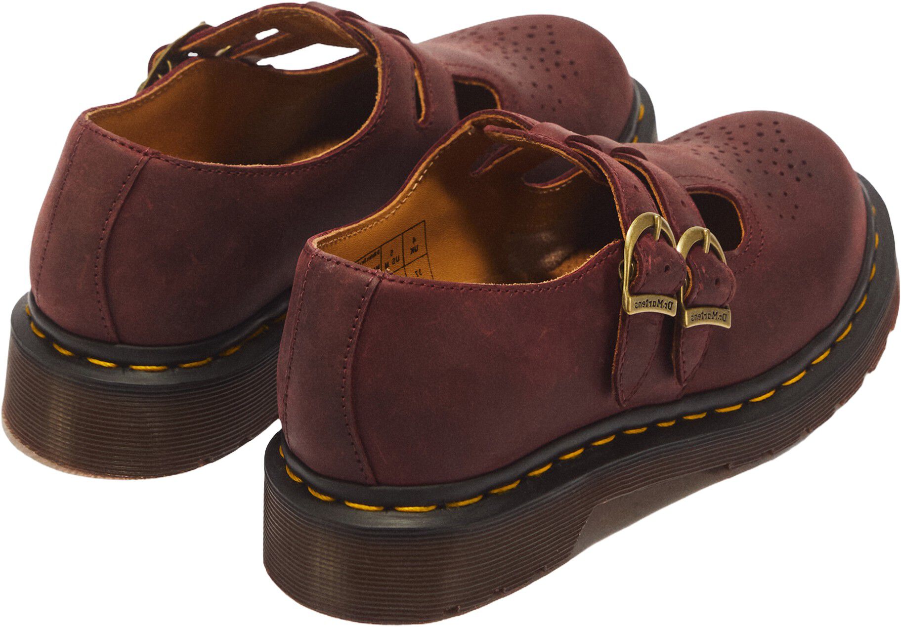 8065 Mary Jane Cherry Red Crazy Horse