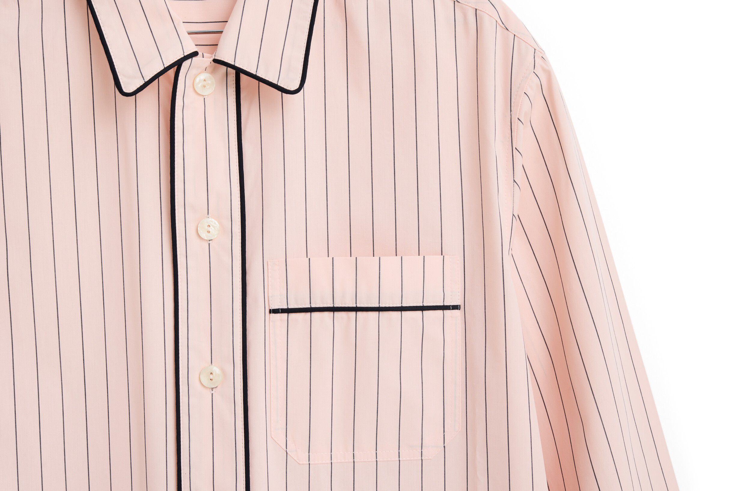 Fineline Long Nightshirt-M/L-Soft pink