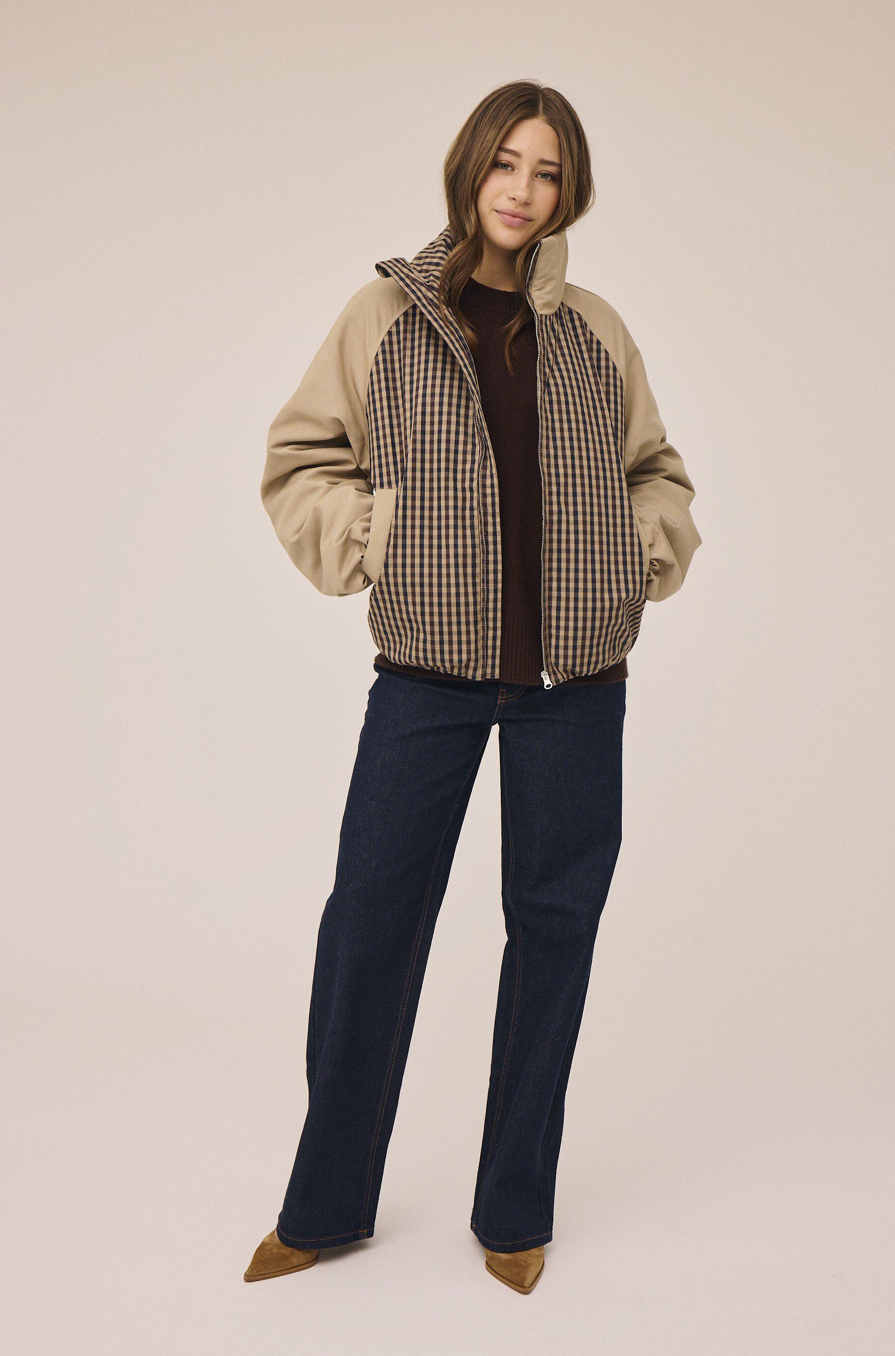 Emmy 8 Jakke with corduroy detalis - GRS