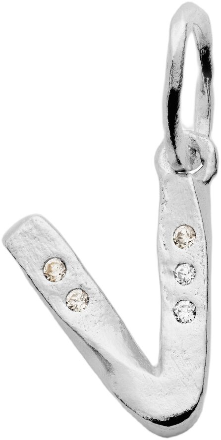 Alphabet Pendant Silver