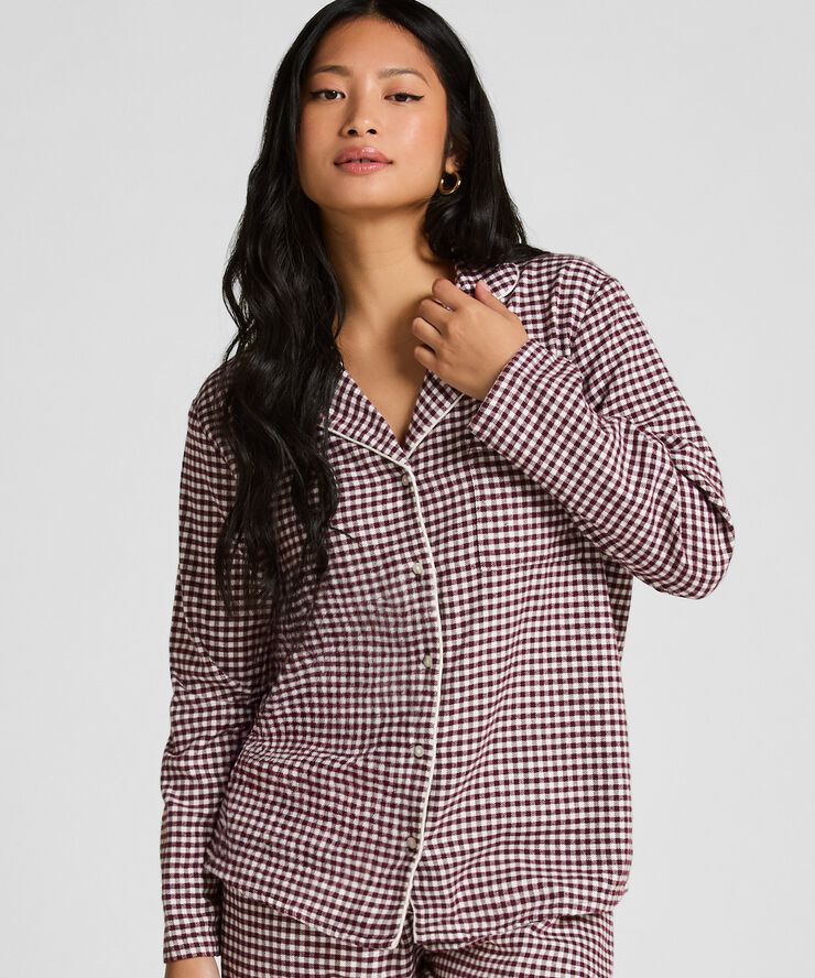 Essentials Flannel Pyjama Top