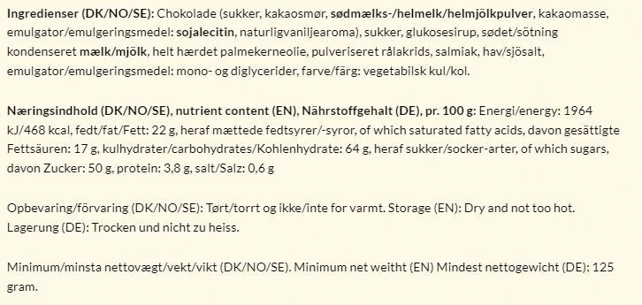 Guld Symfoni, &aelig;ske 125 gr