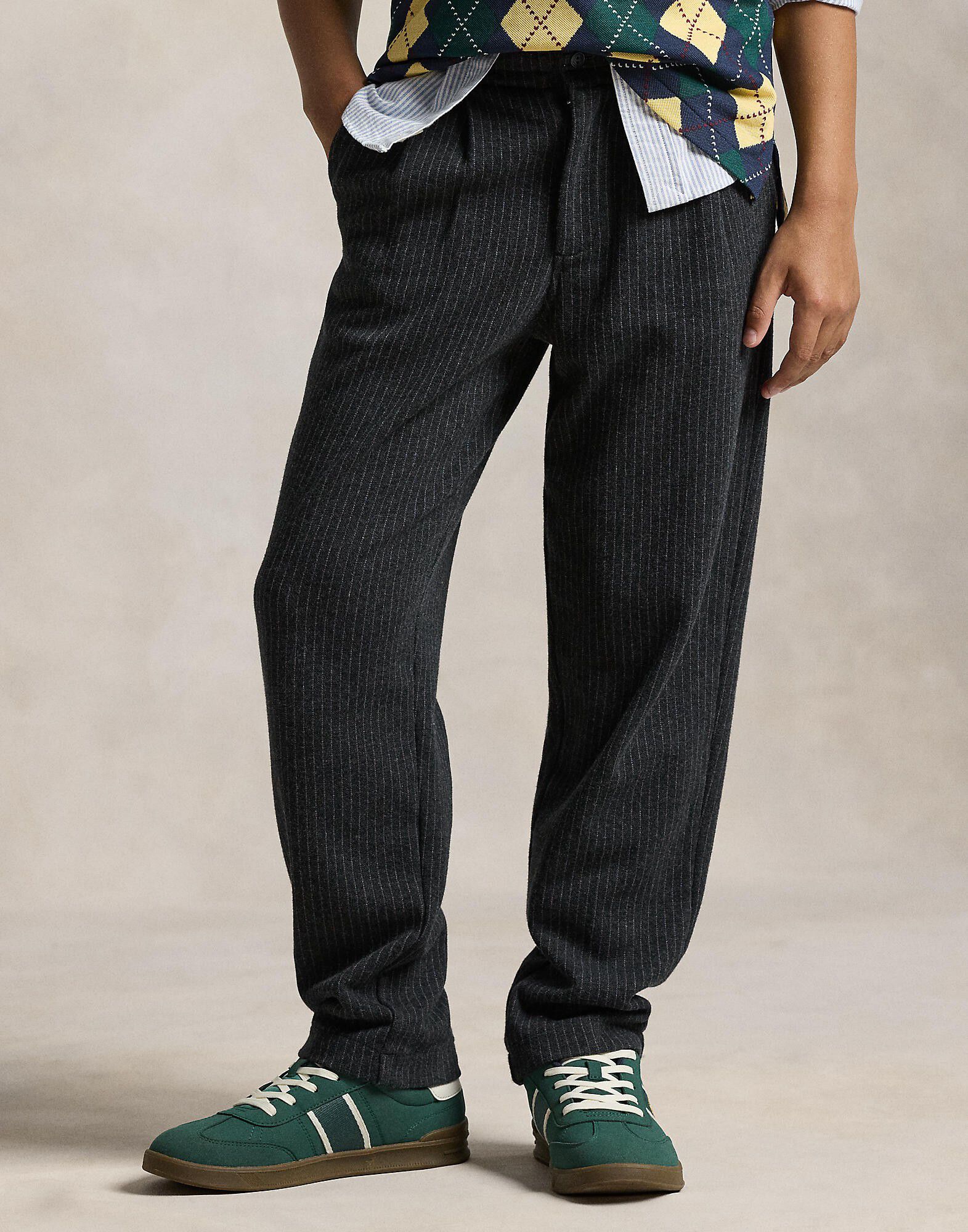 Chalk-Stripe Knit Pant Teens