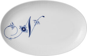 Alphabet Coll Oval Asiette 23,5cm N