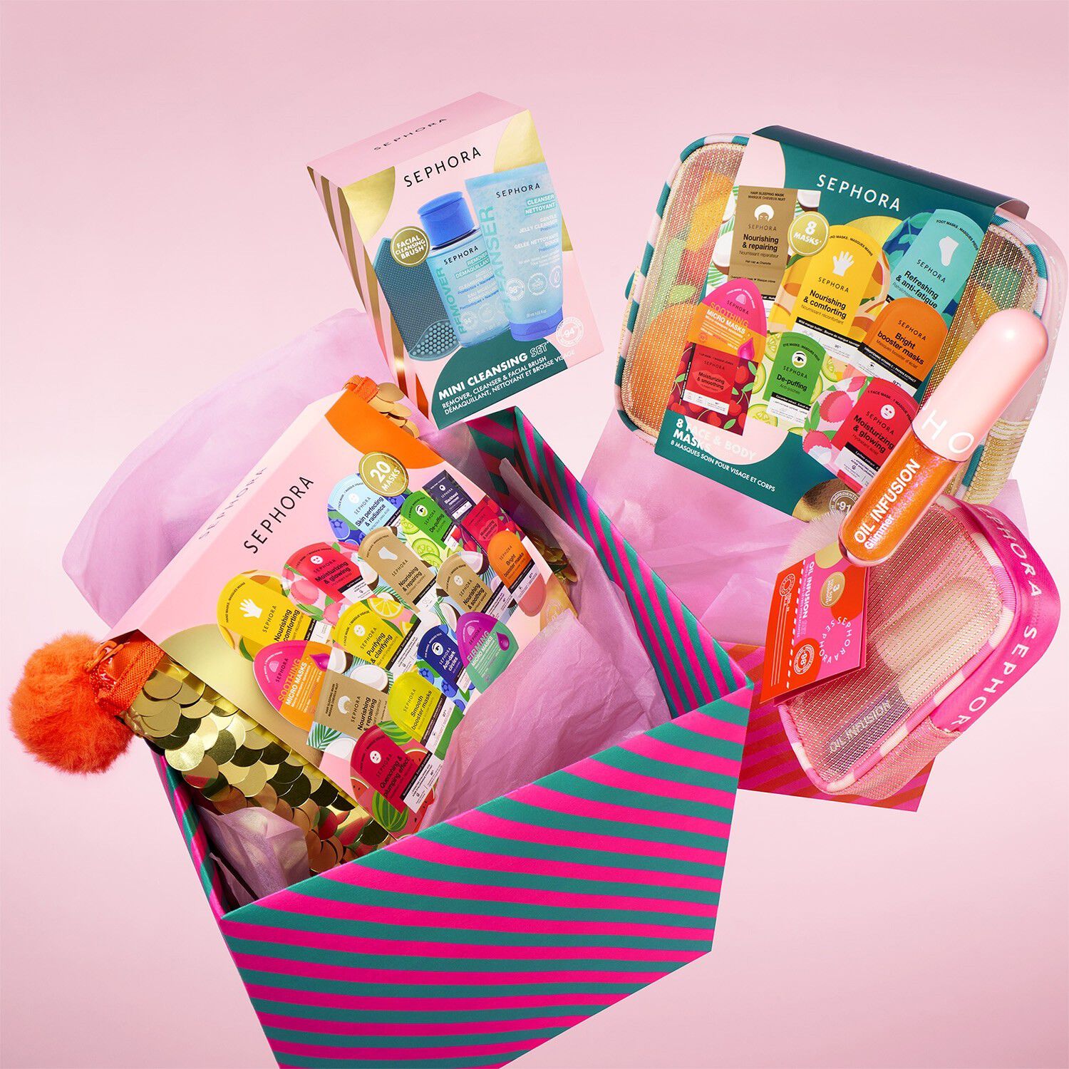 MINI KIT DE NETTOYAGE VISAGE - Ansigtsrenses&aelig;t + 1 tilbeh&oslash;r