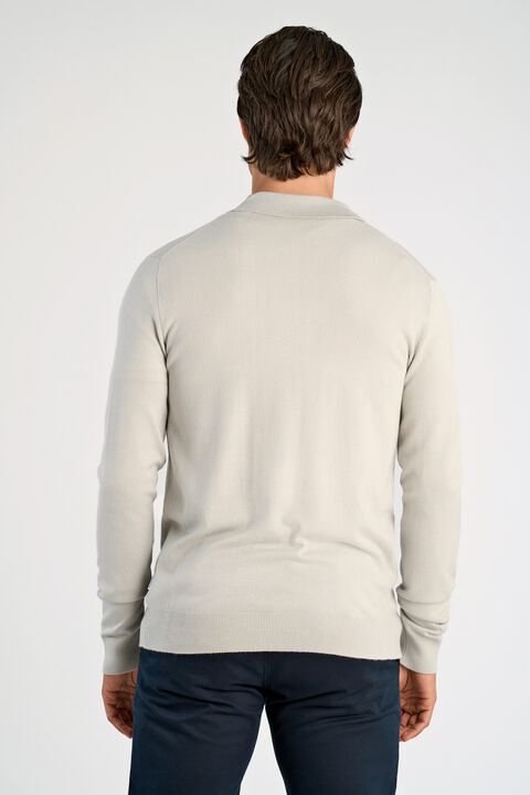 Ecovero L/S zip polo