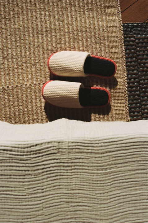 Tapis Mat-60 x 95-Off-white and lav