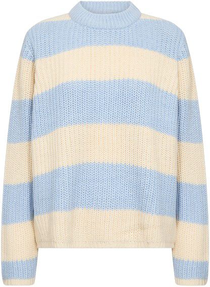 SC-REMONE STRIPE 38 Pullover Lysebl&aring;