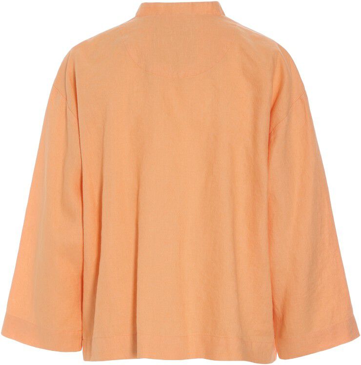 Lazy linen jakke med krave