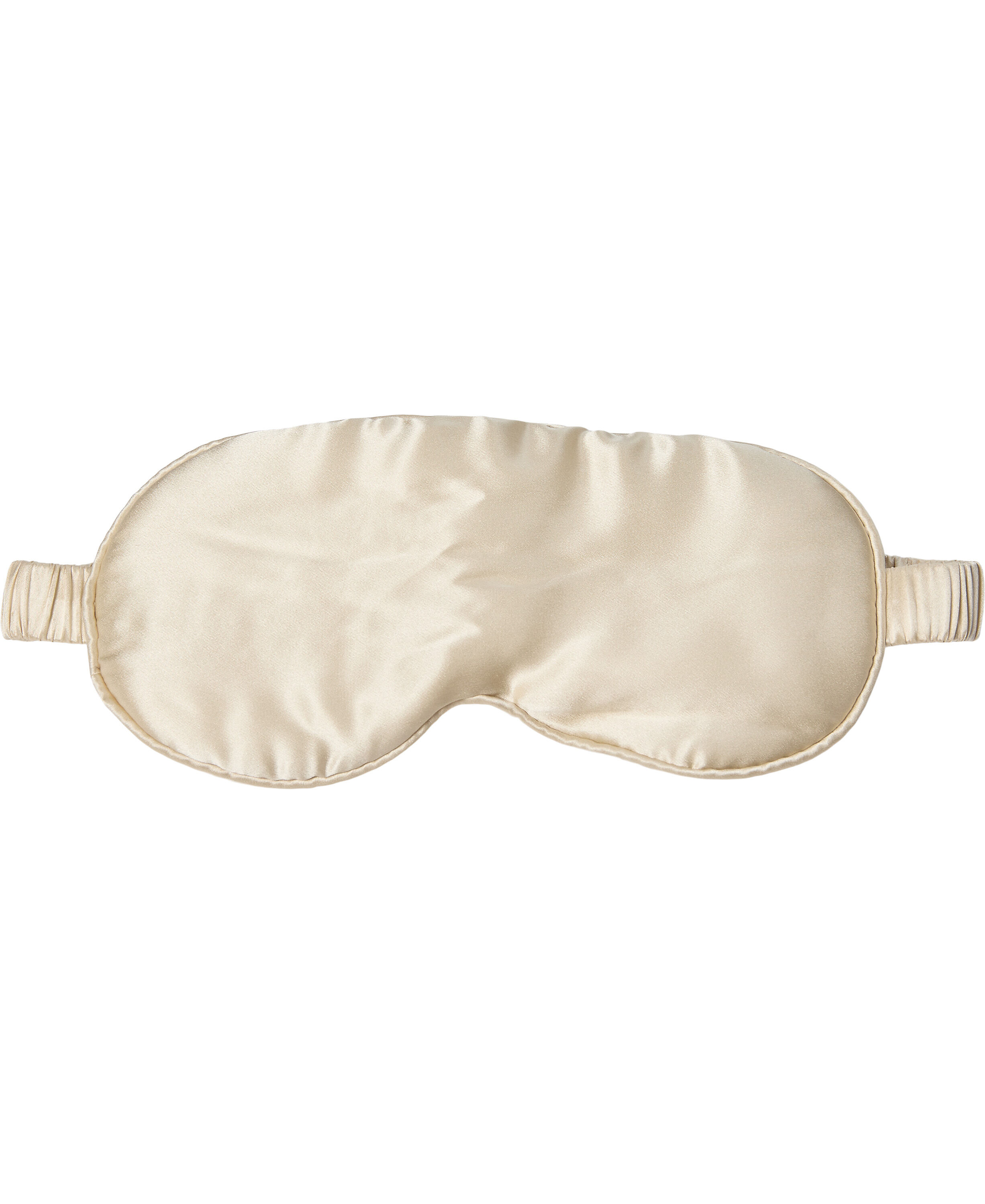 Eye mask silke light beige