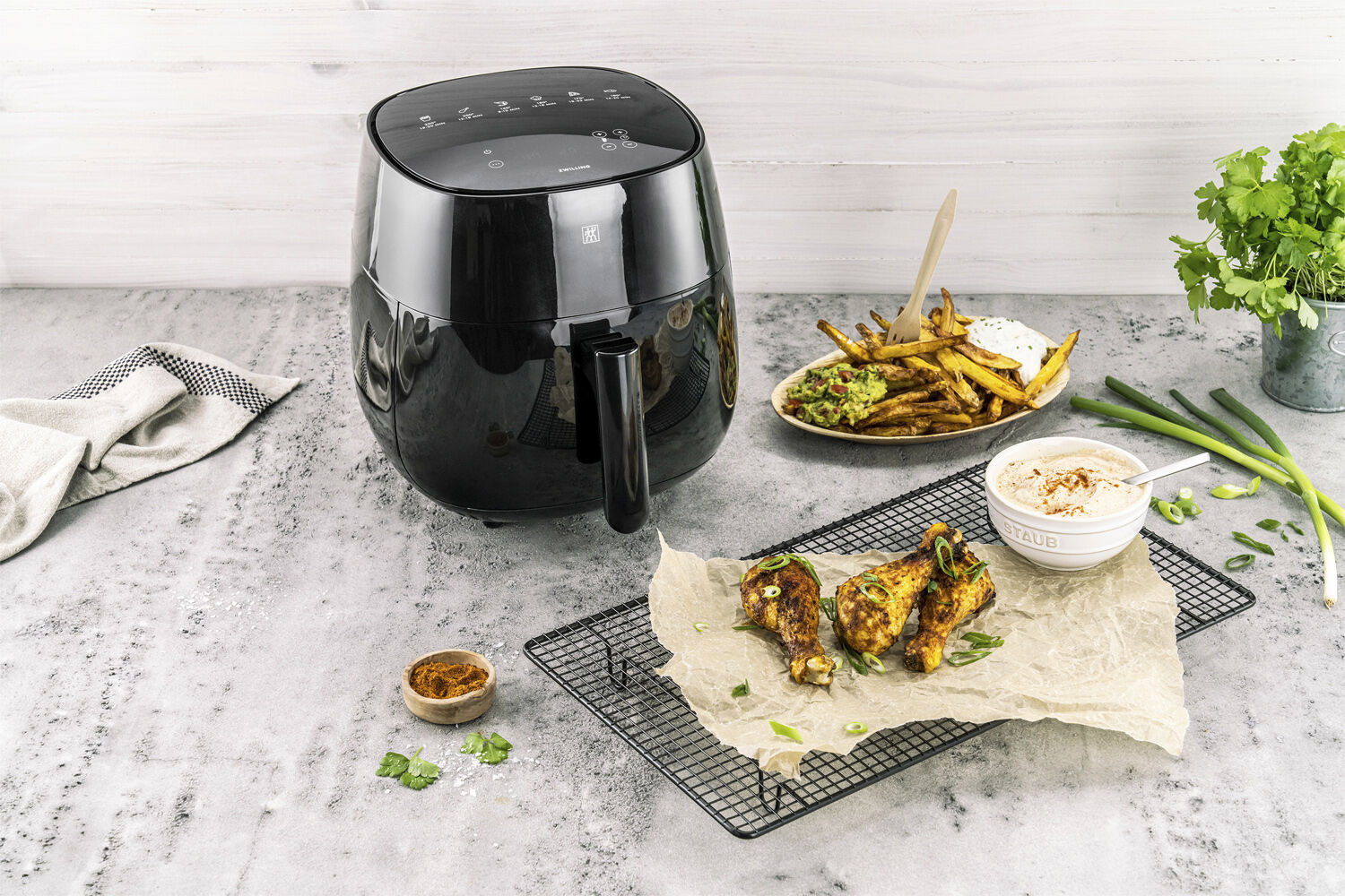 Zwilling Airfryer 4 Liter, Sort