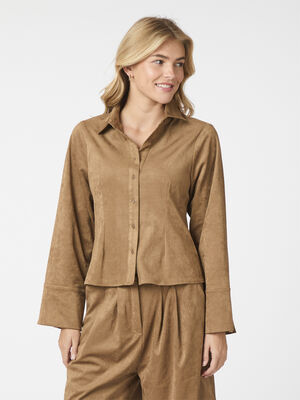 Rosa Faux Suede Shirt