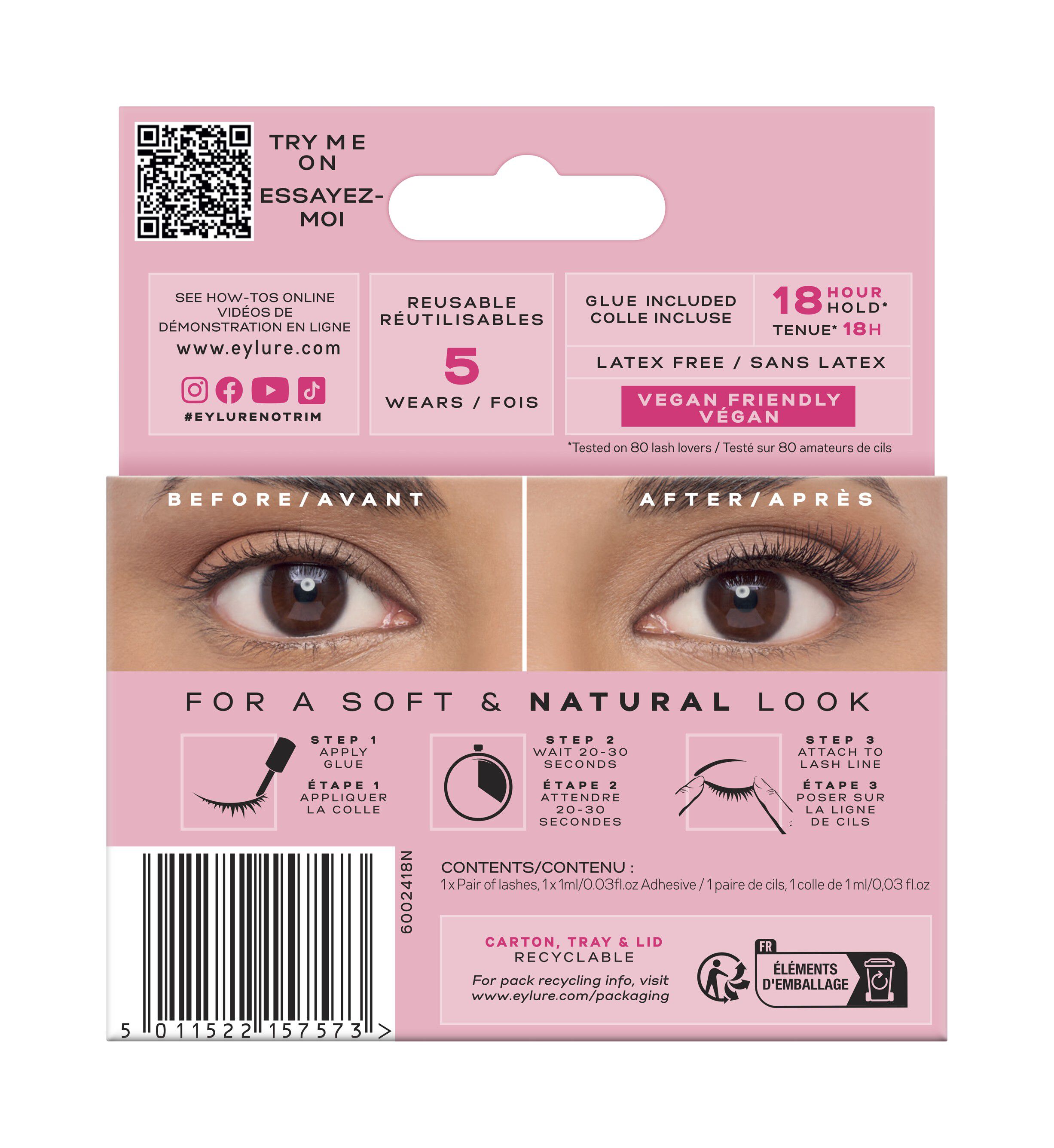 Eylure 3/4 Length No 008