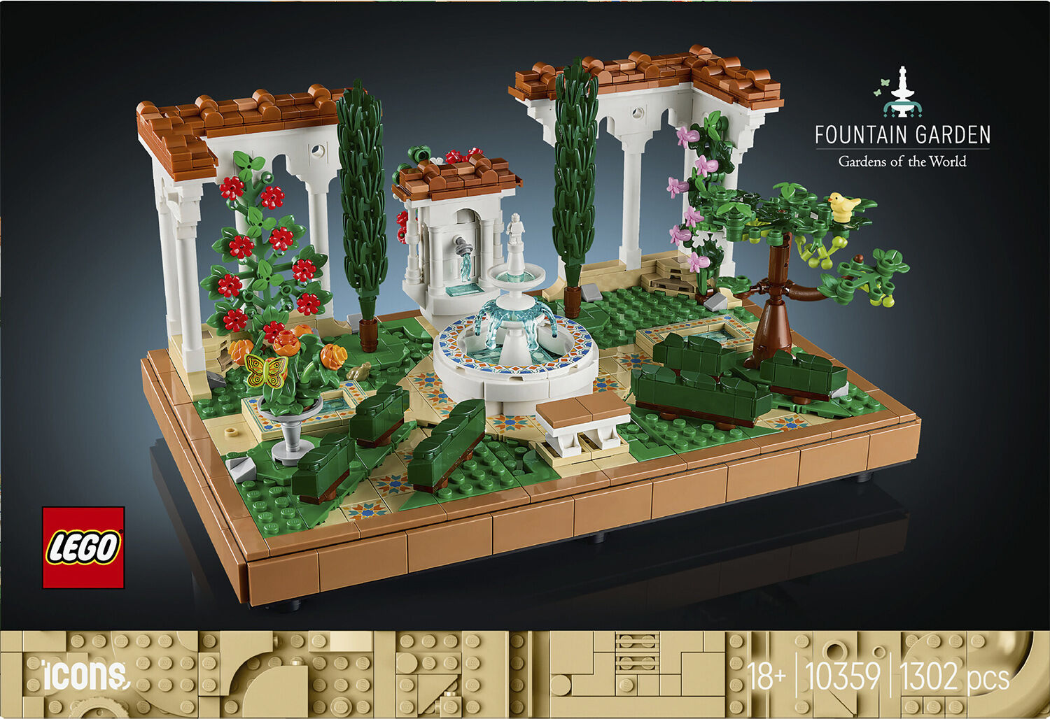 Have med springvand 10359