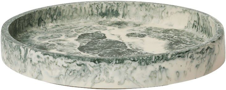 Mist Tray - &Oslash;20 - Emerald Off-white