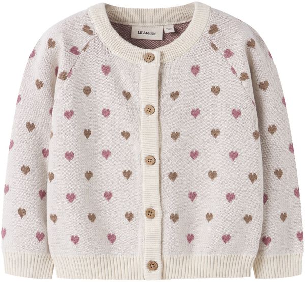 NMFSARAN LS KNIT CARD HEART LIL