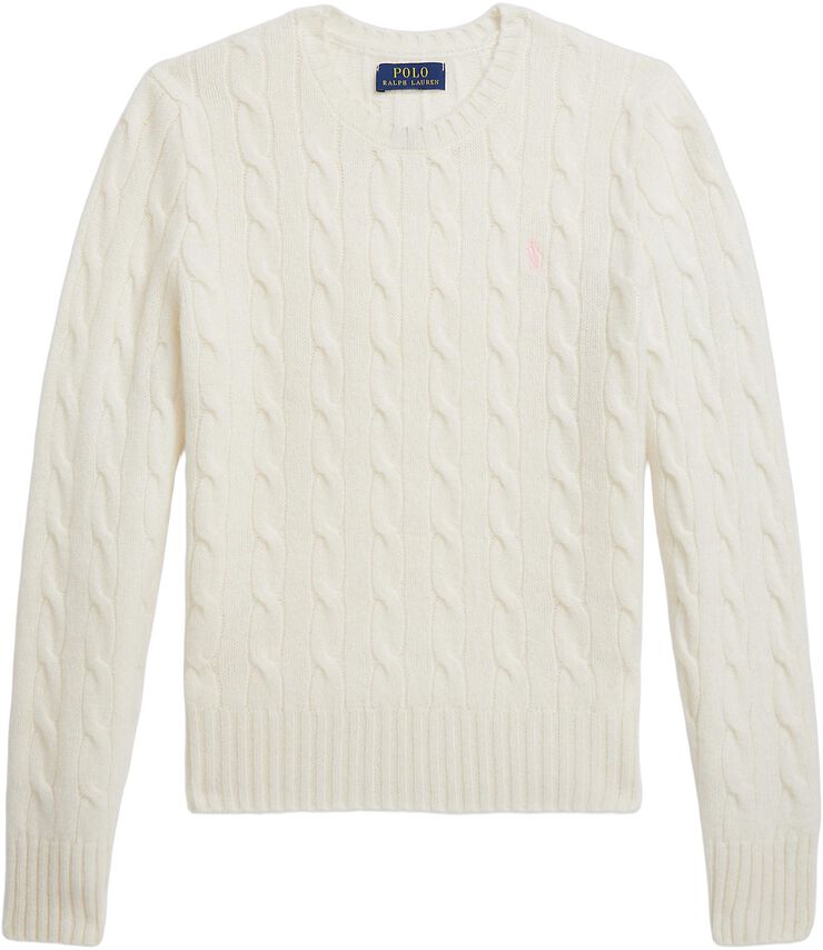Cable-Knit Wool-Cashmere Sweater