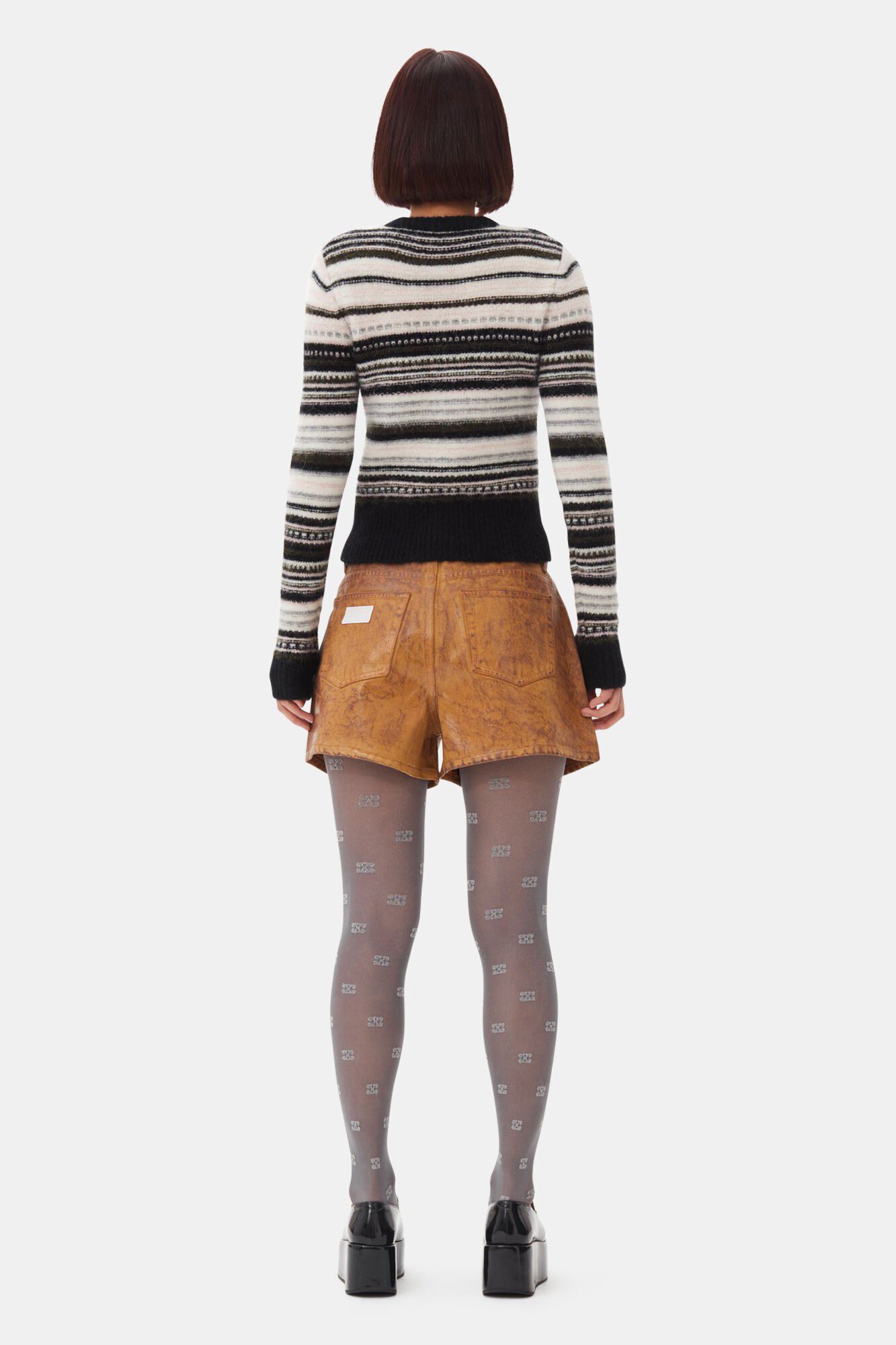 Soft Wool Stripe Cardigan