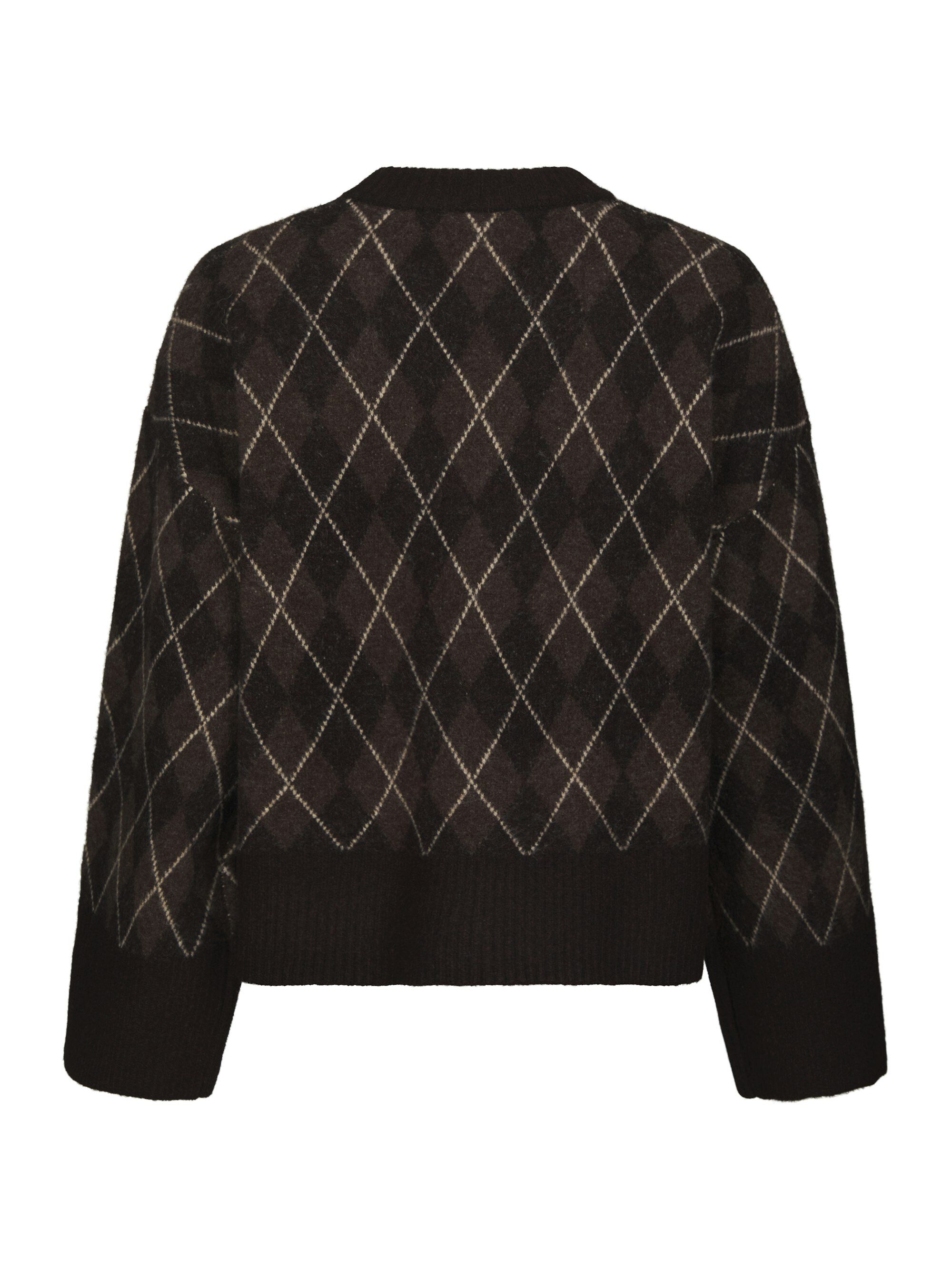 Kick Check Knit Blouse