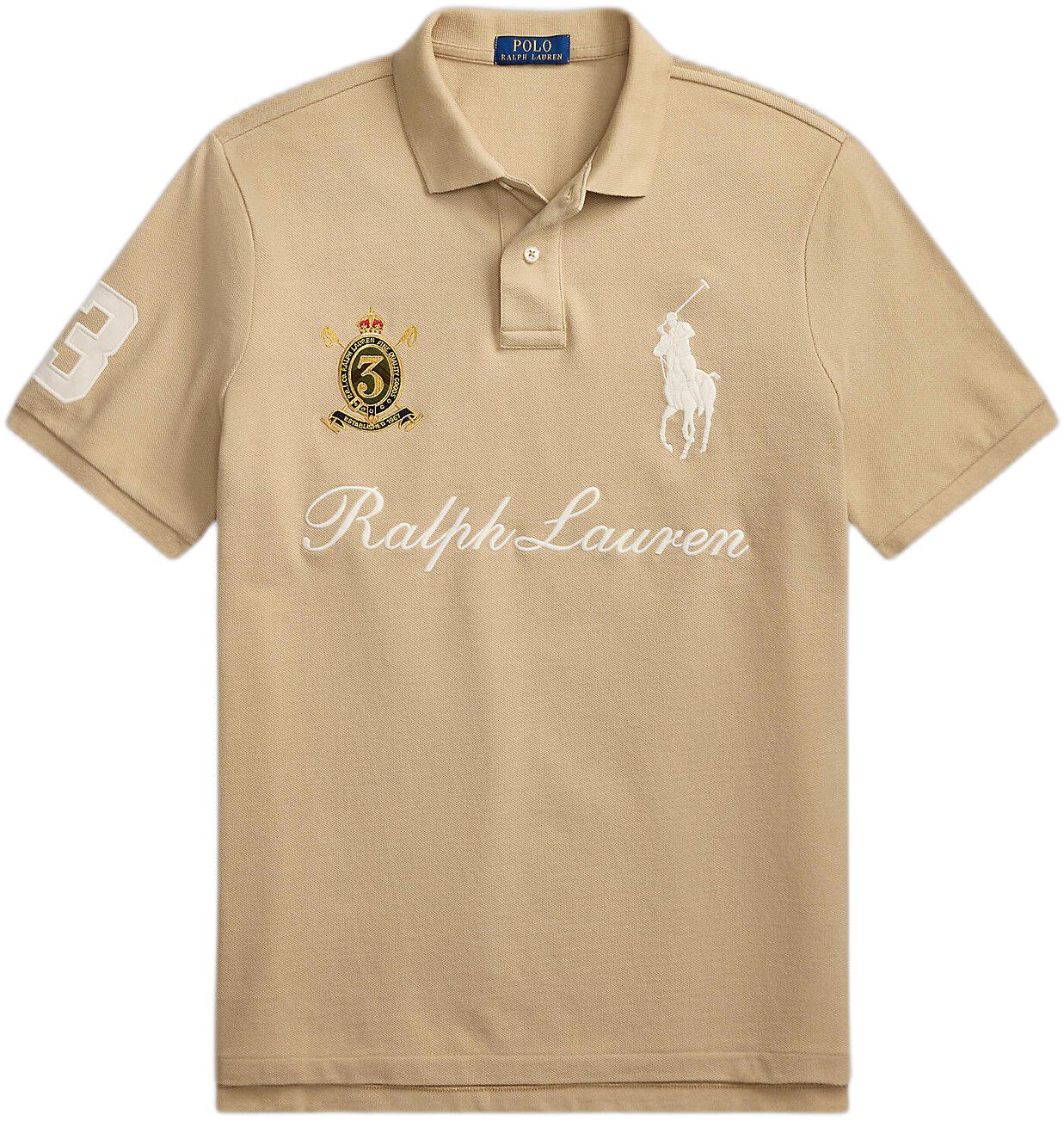 Classic Fit Big Pony Mesh Polo Shirt