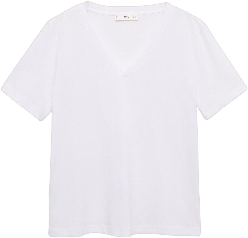 V-neck cotton T-shirt