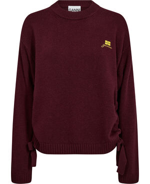 Future Wool Mix Oversized O-neck