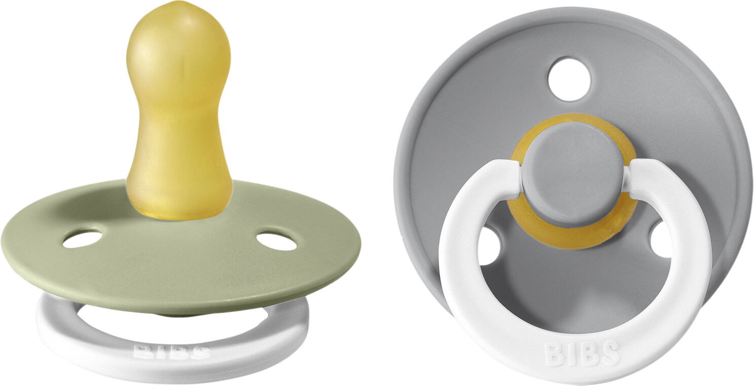 BIBS Colour 2 PACK Blush NIGHT/Vanilla NIGHT