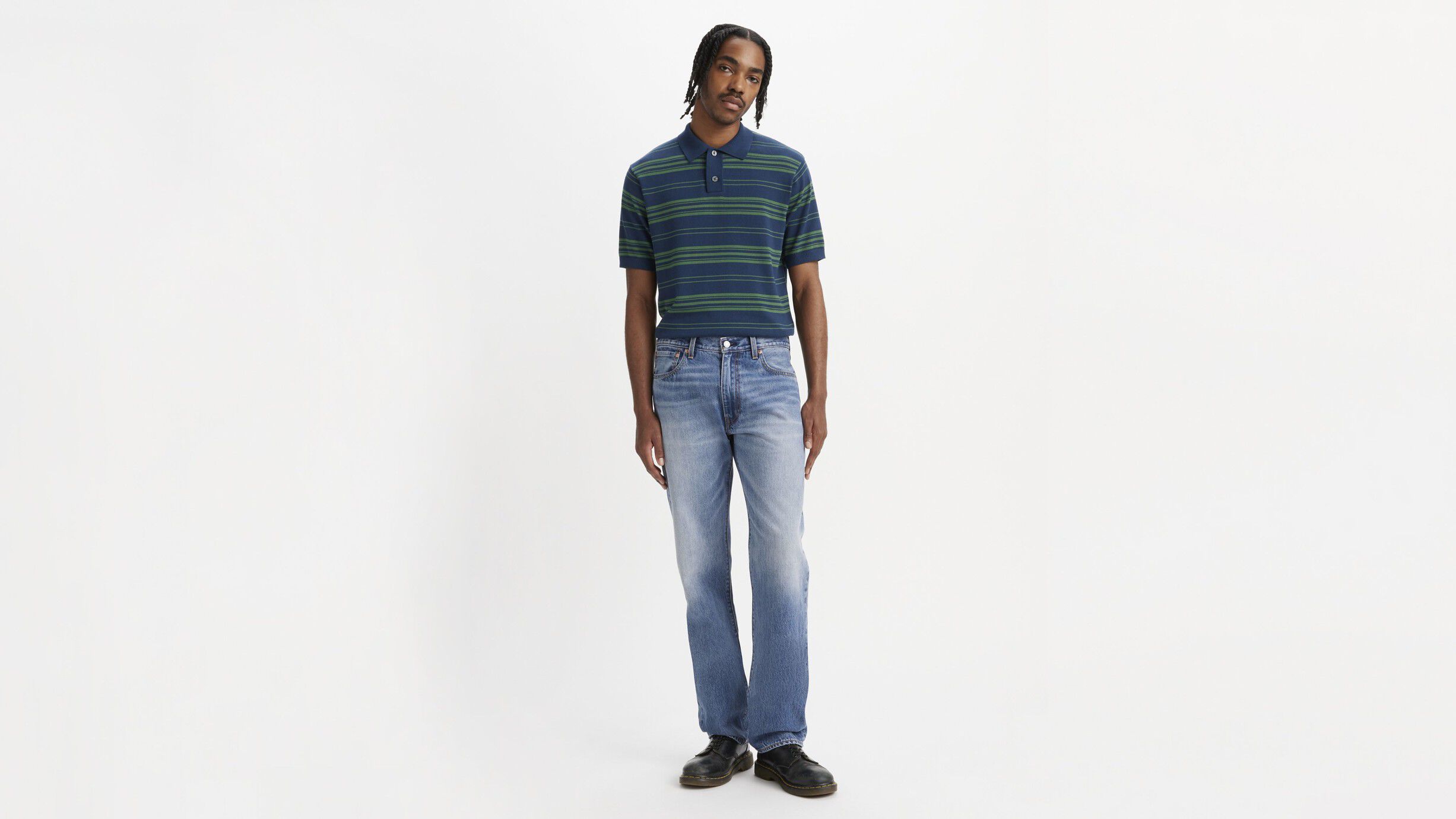 555 RELAXED STRAIGHT INDIGO CH