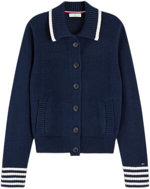 RWB NAUTICAL BOMBER CARDI