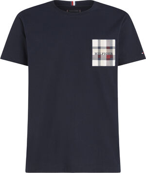 CHECK MONOTYPE LABEL TEE