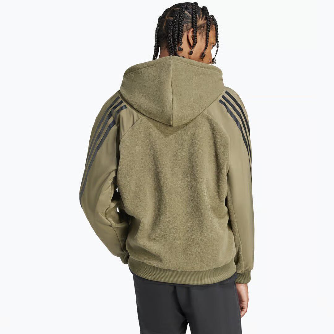 Future Icons 3-Stripes Full Zip H&aelig;ttetr&oslash;je