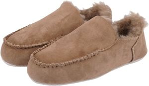 PUMORI - DOUBLE FACED SHEARLING SLIPPERS - 8 PAIRS