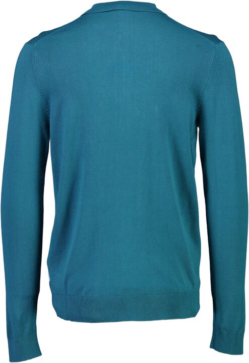 Ecovero L/S zip polo